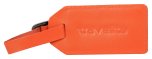 Travelite Luggage Tag Leather Orange