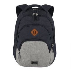 Travelite Basics Backpack Melange Navy/grey