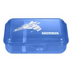 Step by Step Lunch box Starship Galactus Blue