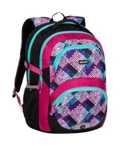 školní batoh Bagmaster Theory 20 A Pink/turquoise/white