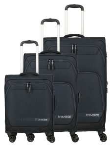 Travelite Kick Off 4w S, M exp, L exp Anthracite