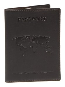 The Chesterfield Brand Passport Case Brown