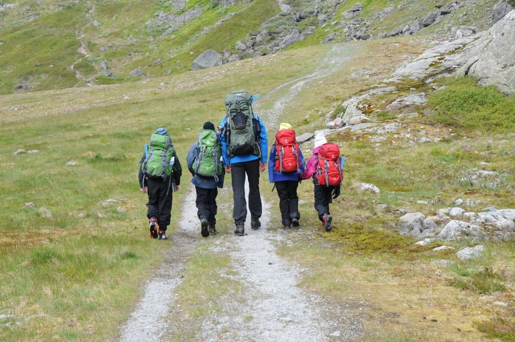 Deuter hátizsákkal a természetbe
