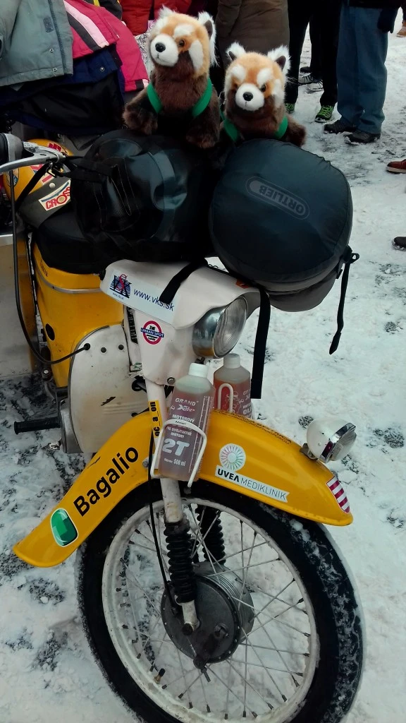 Bagalio pandák a Pionier motorokon