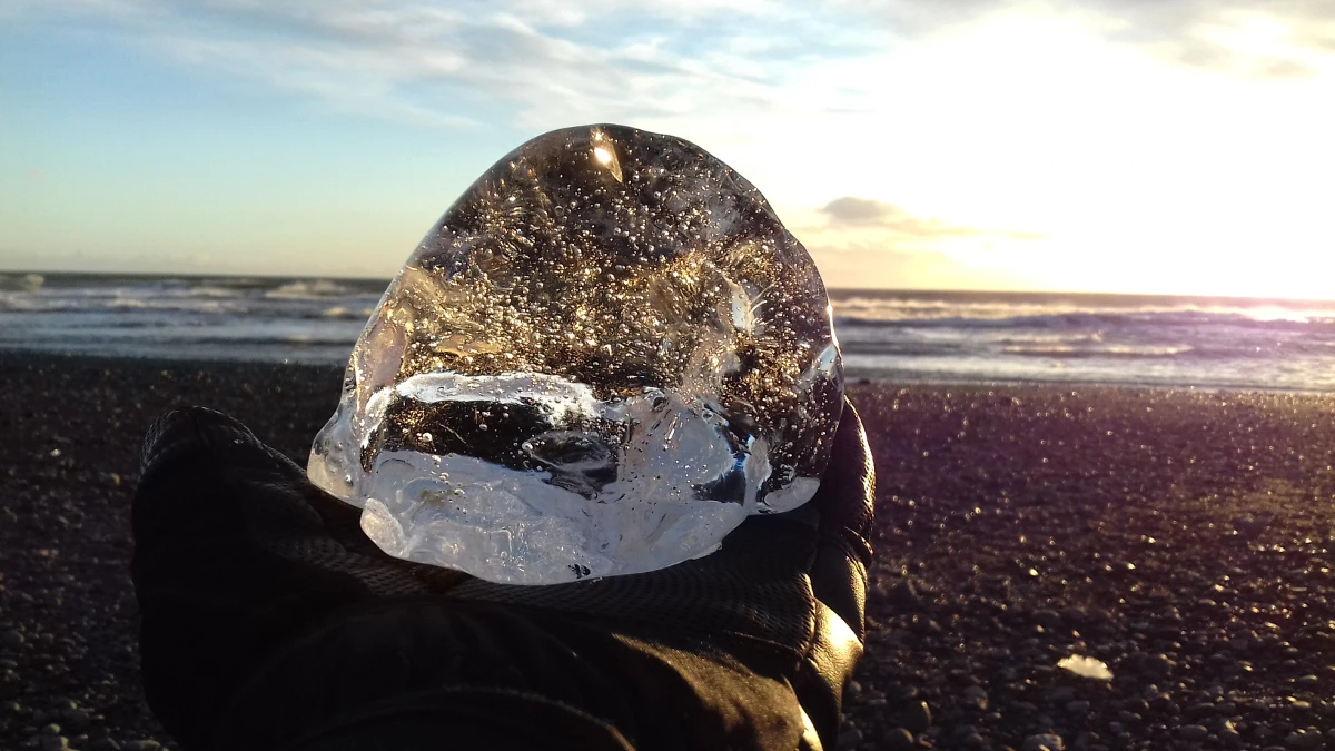 Jökulsárlón gleccserlagúna (Izland)