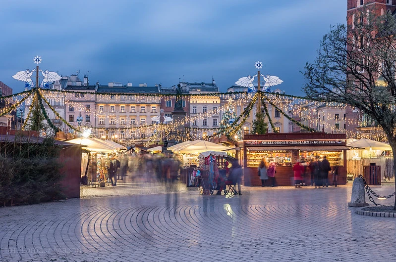 Karácsonyi vásár Rynek Glowny